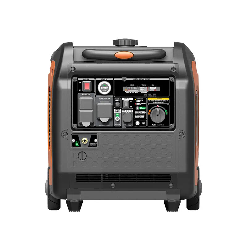 GENMAX GM6000iED 30 Amp 5250W/6000W Remote Start Dual Fuel Inverter Generator with CO Detect New