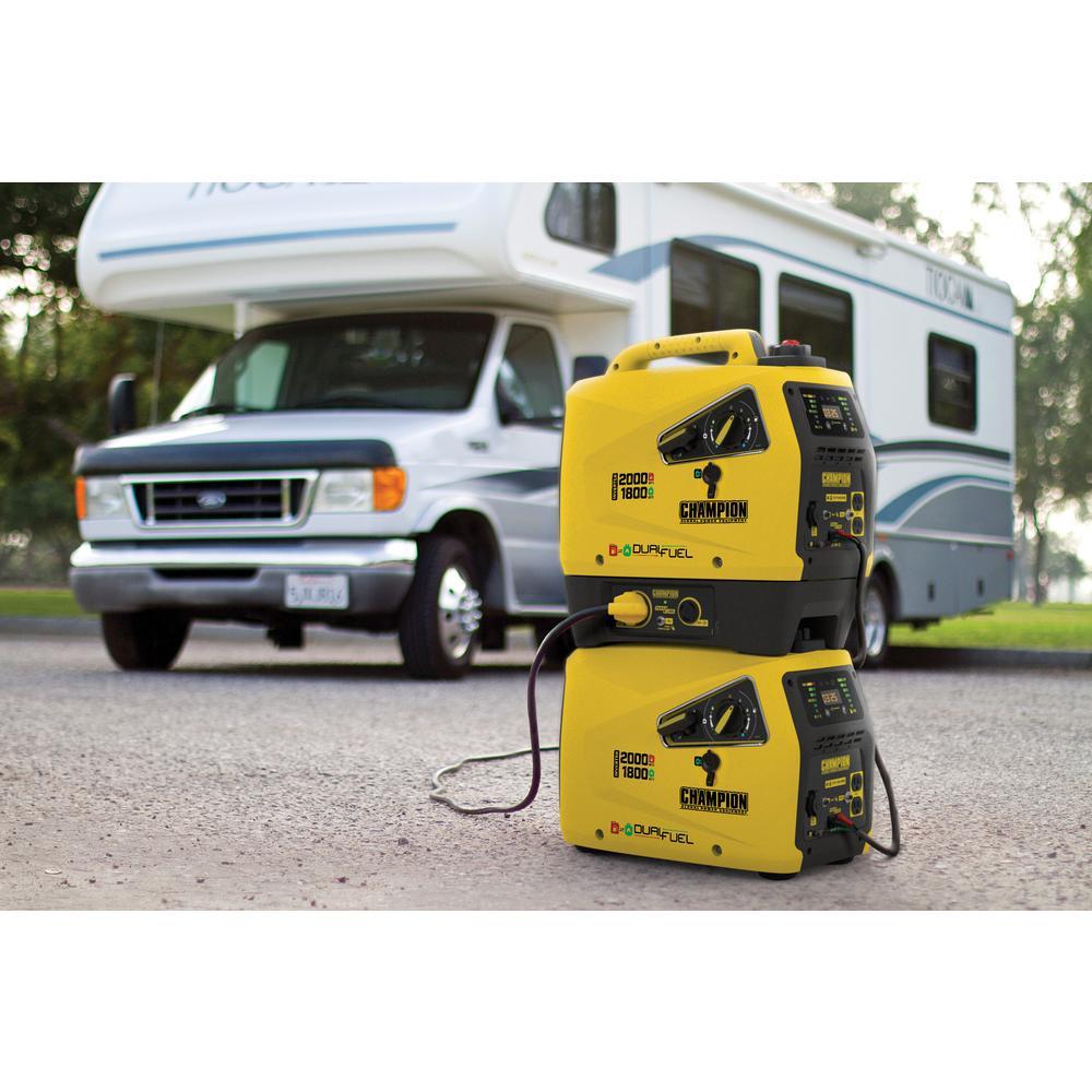 Champion 100402 1600W/2000W Dual Fuel Inverter Generator New