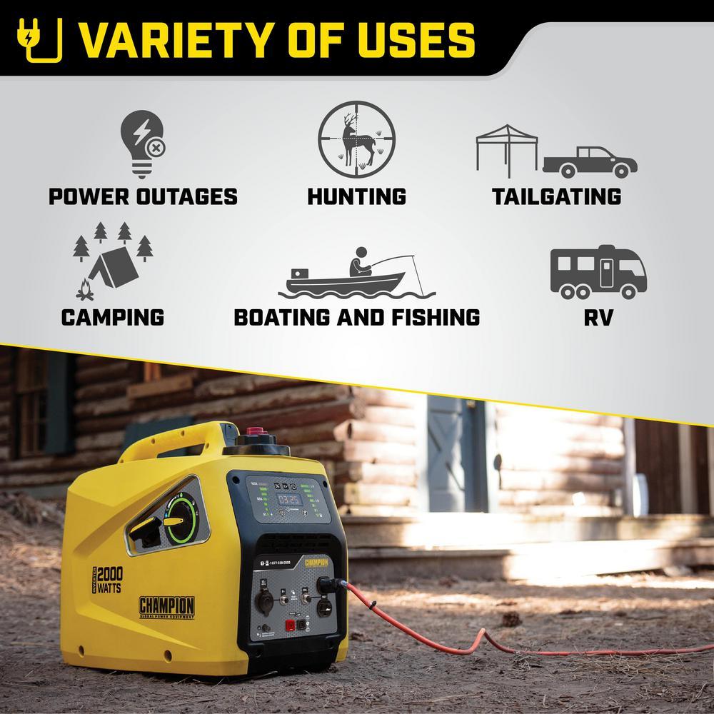 Champion 100306 1600W/2000W Portable Inverter Generator Manufacturer RFB
