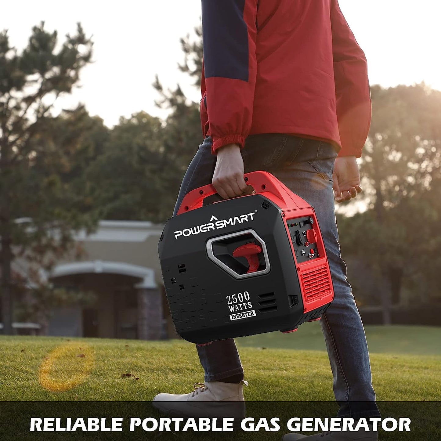 Powersmart PS5020W Inverter Generator 1900/2500W Gas 4 Stroke Recoil Start New