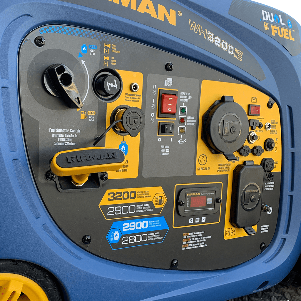 Firman WH02942F 2900W/3200W Dual Fuel Electric Start Inverter Generator Manufacturer RFB
