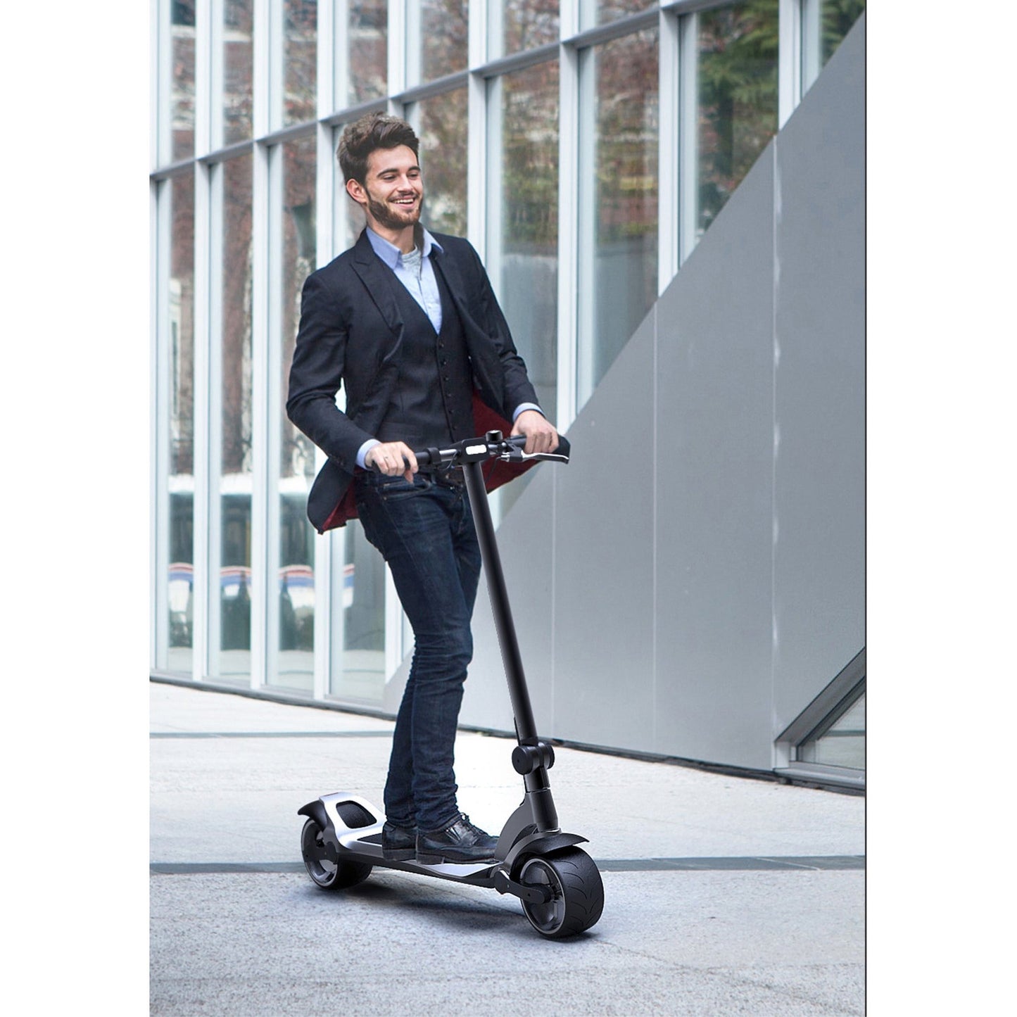 GlareWheel ES-S11Pro 48V 1000W Adult Commuter Folding Electric Scooter